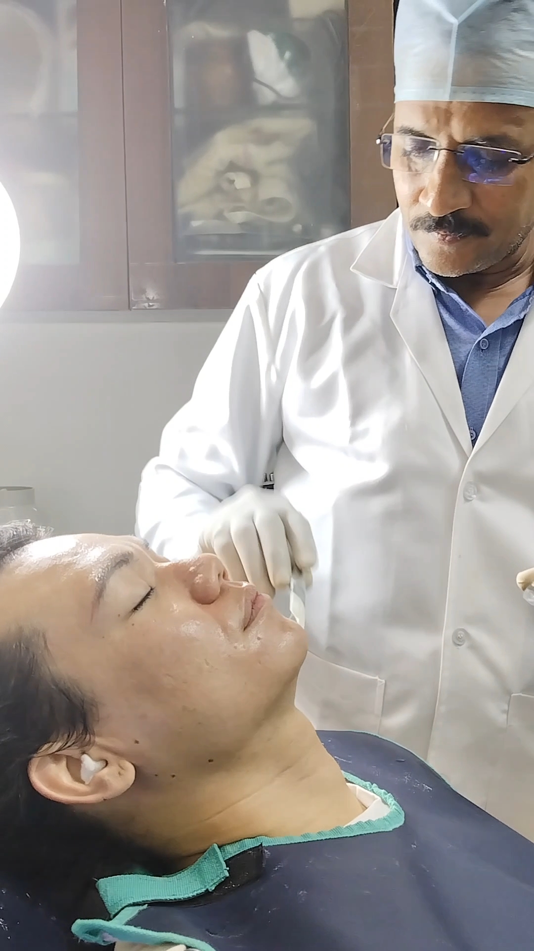 Chemical Peel Treatment in NIBM | Dr. Shette Shashikant